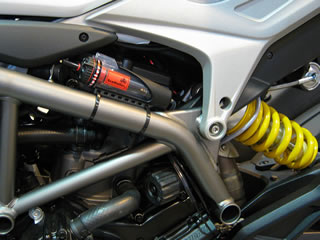 Ducati Hyperstrada - Scottoiler ubicación del RMV