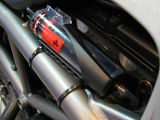 Ducati Hyperstrada - Scottoiler ubicación del RMV