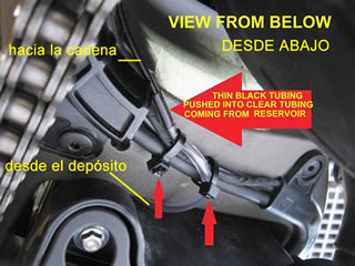 Ducati Multistrada 1200 2014 - Scottoiler instalación - inyector instalación