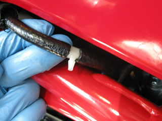 Ducati Multistrada 1200 2015 - Scottoiler instalación - pieza T instalado